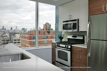 Gourmet Kitchen with Appliances at 27 on 27th, Long Island City